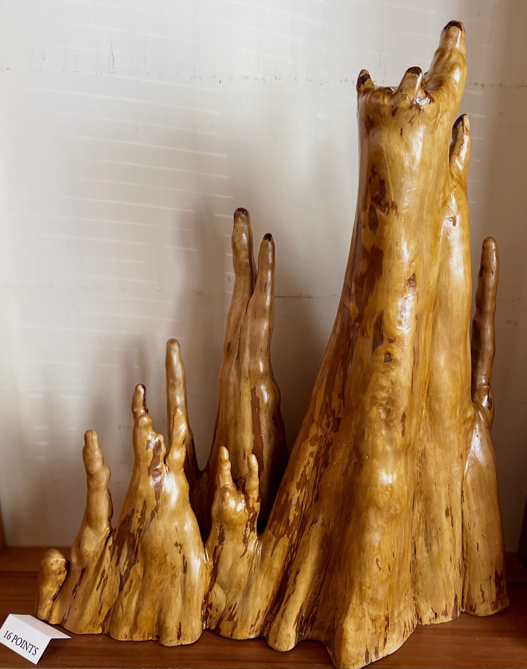 Vintage Cypress Knee Root Wood Sculpture Decor Pulled From Louisiana Swamp